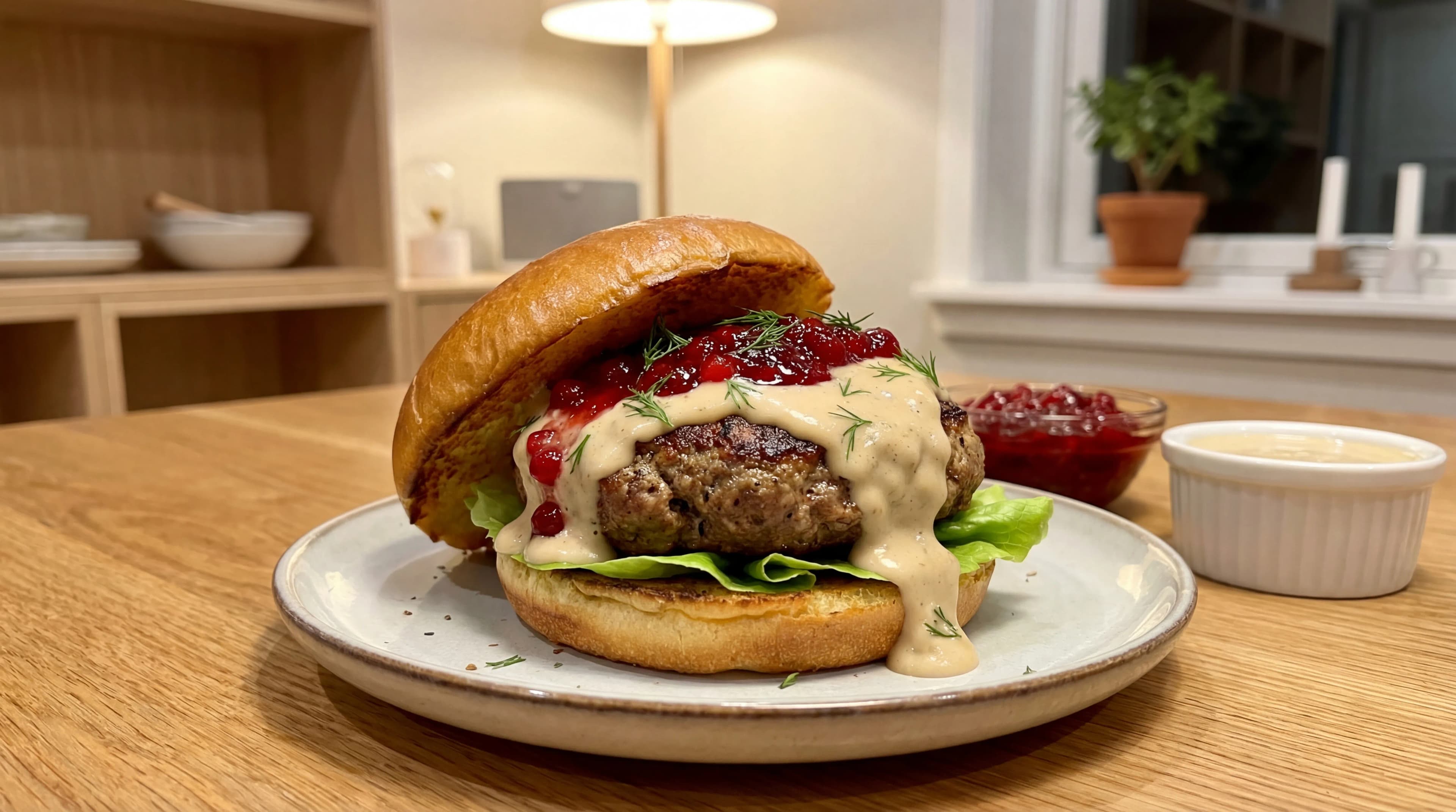 Swedish Meatball Burger