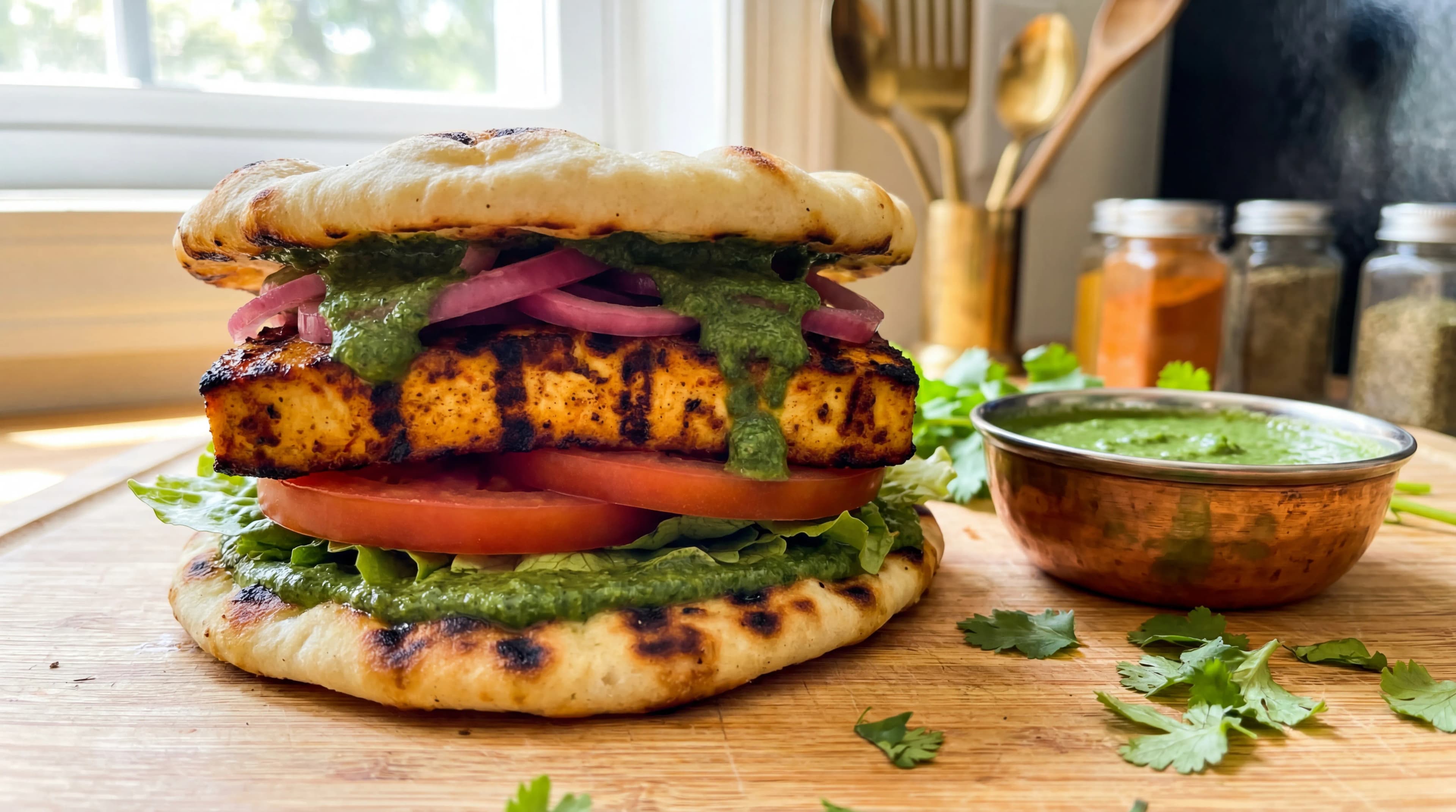 Tandoori Paneer Burger