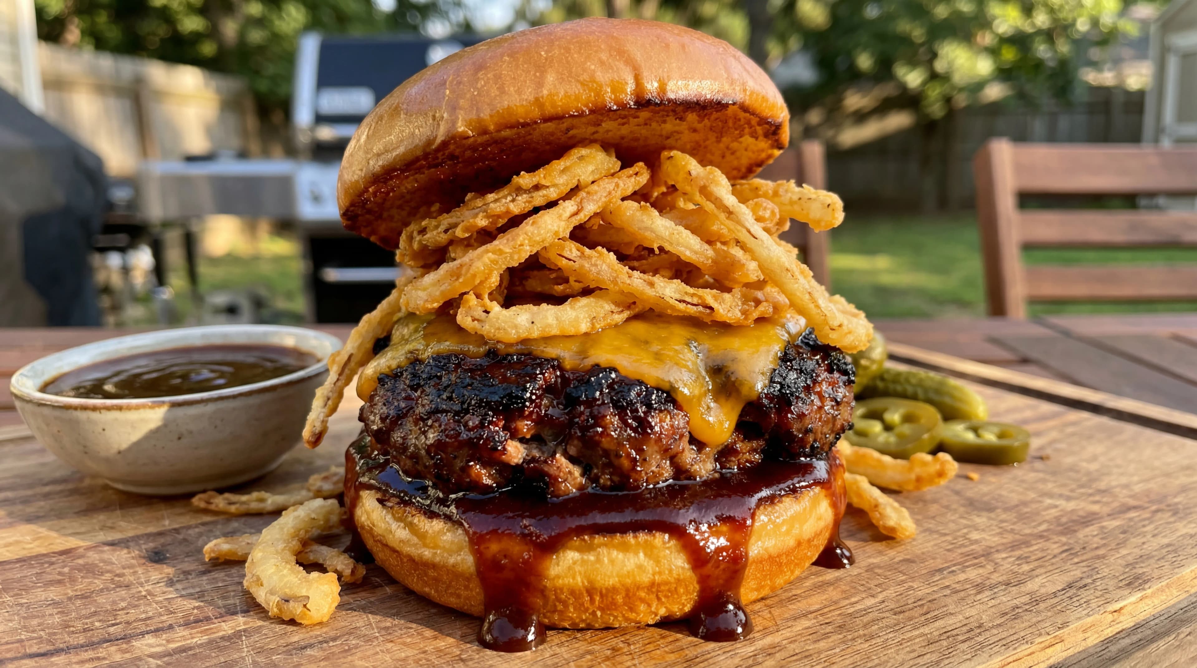 Smoky Bourbon BBQ Brisket Burger